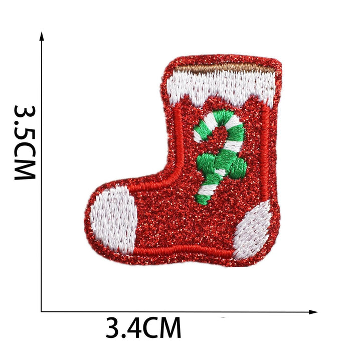 Christmas 'Stocking Stuffer' Embroidered Patch