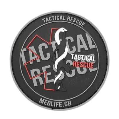 Star of Life 'Tactical Rescue' PVC Rubber Velcro Patch