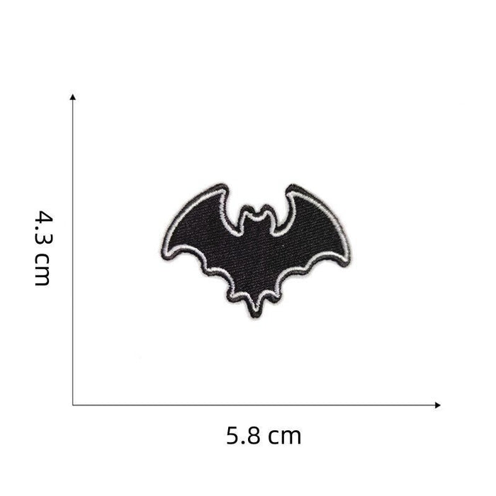 Wednesday 'Bat' Embroidered Patch