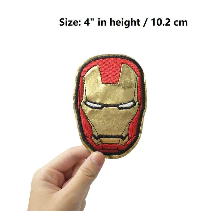 Iron Man 'Face | 1.0' Embroidered Patch