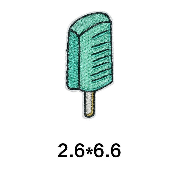 Cute 'Thick Popsicle' Embroidered Patch