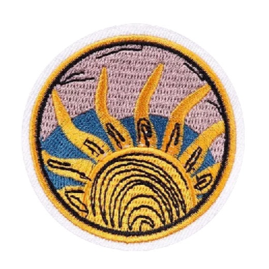 Sunrise 'Round' Embroidered Patch