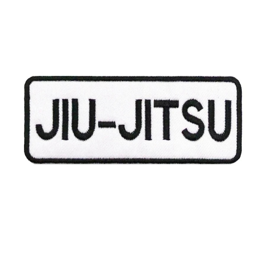 Martial Arts 'Jiu-Jitsu Logo' Embroidered Velcro Patch