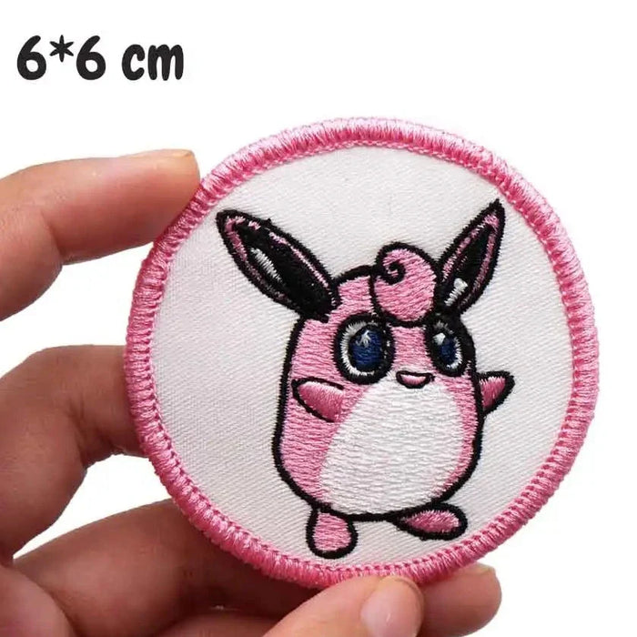Pocket Monster 'Wigglytuff | Round' Embroidered Patch