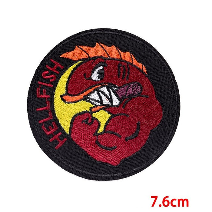 The Simpsons 'Hellfish | Muscle | 1.0' Embroidered Patch