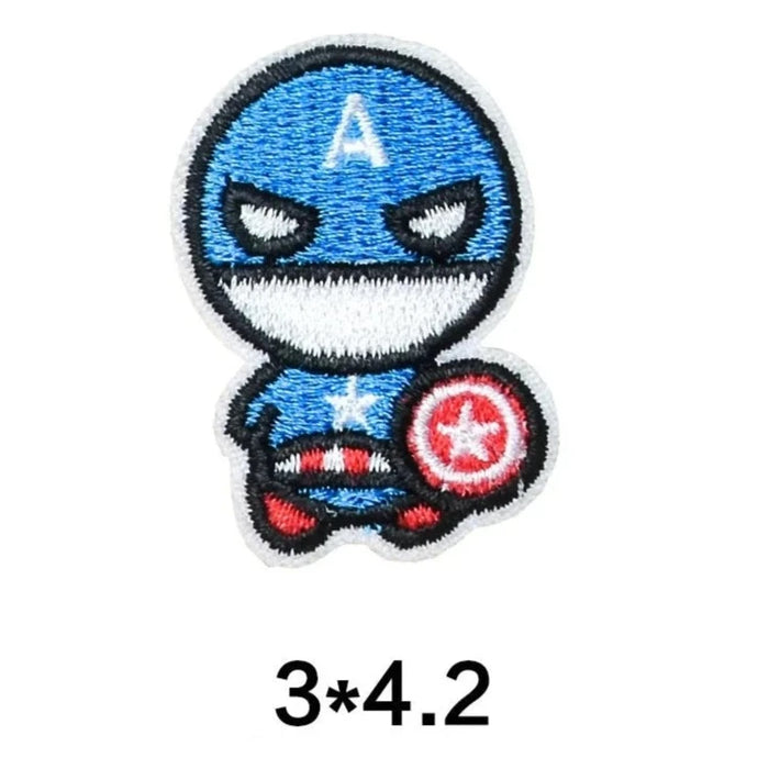 Captain America 'Chibi' Embroidered Patch