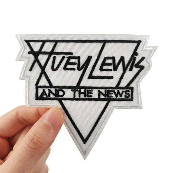 Back to the Future 'Huey Lewis and the News Logo' Embroidered Velcro Patch