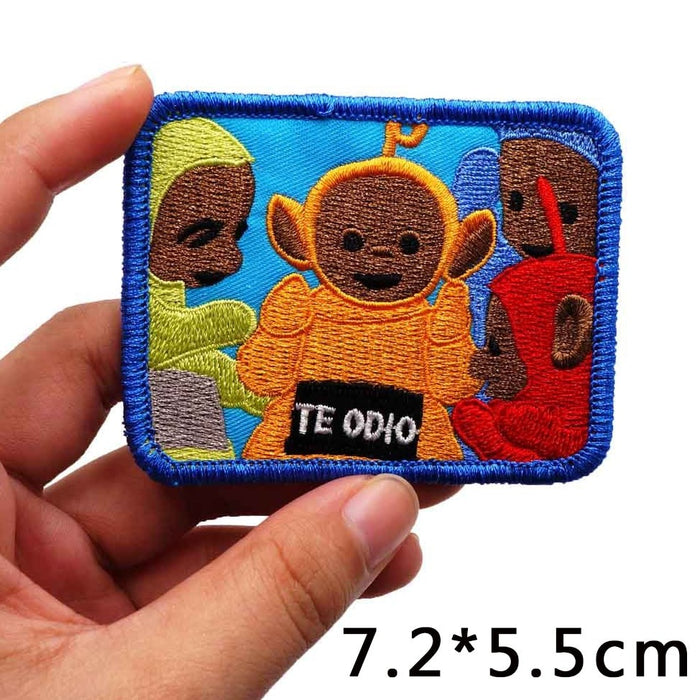 Teletubbies 'Dipsy | Laa-Laa | Po | Tinky-Winky' Embroidered Patch