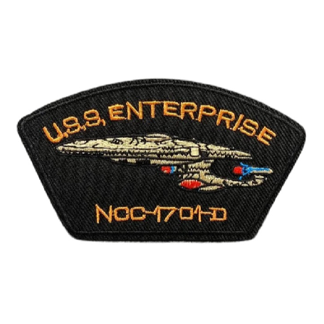 Star Trek 'U.S.S. Enterprise NCC-1701-D Ship' Embroidered Patch