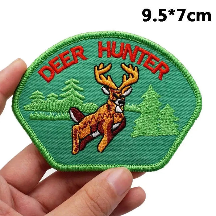 Deer Hunter Embroidered Patch