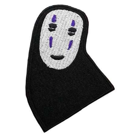 Spirited Away 'No-Face | Posing' Embroidered Patch