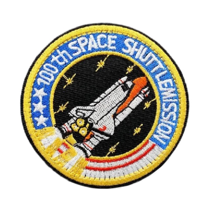 Space '100th Space Shuttle Mission' Embroidered Patch