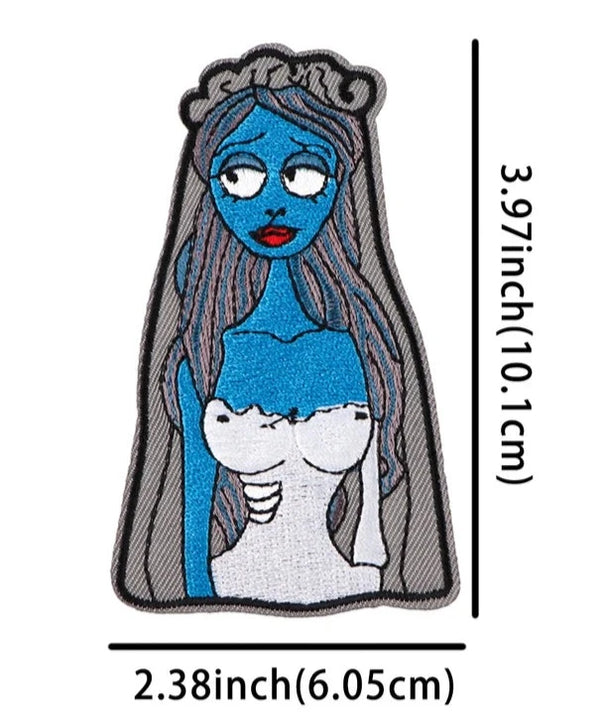 Corpse Bride 'Emily' Embroidered Patch