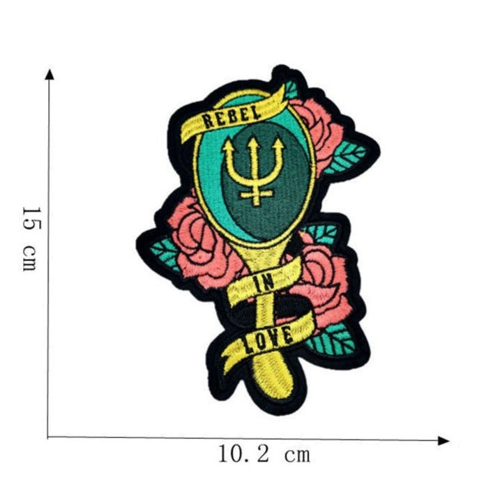 Sailor Moon 'Deep Aqua Mirror | Rebel In Love' Embroidered Patch