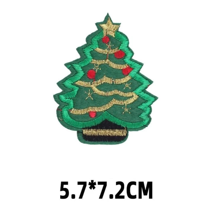 Christmas 'Festive Tree 4.0' Embroidered Patch