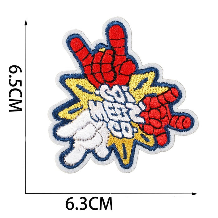 Spider-Man 'Hand Signs' Embroidered Patch