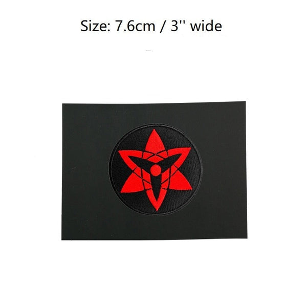 Shippuden 'Sasuke's Eternal Mangekyo Sharingan' Embroidered Velcro Patch