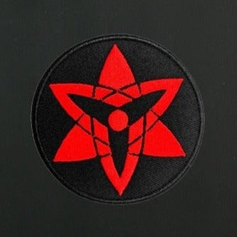 Shippuden 'Sasuke's Eternal Mangekyo Sharingan' Embroidered Velcro Patch