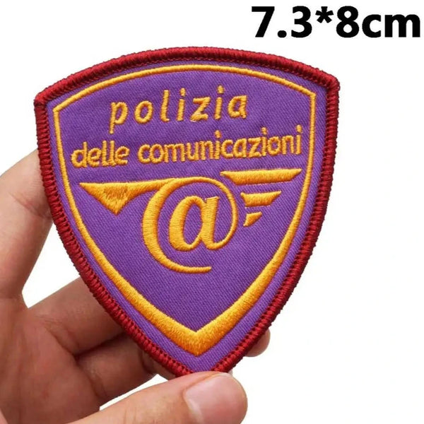 Emblem 'Polizia Postale e delle Comunicazioni' Embroidered Patch