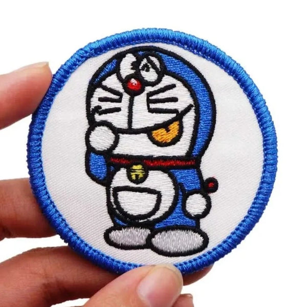 Doraemon 'Tongue Out | Round' Embroidered Patch