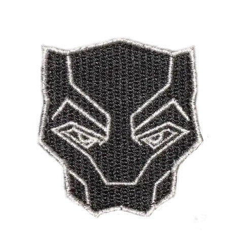 Black Panther 'Head' Embroidered Velcro Patch