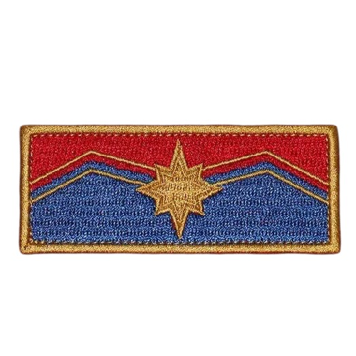 Captain Marvel 'Logo | Rectangle' Embroidered Velcro Patch