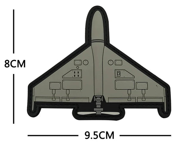 Military Tactical 'Kamikaze Drone' PVC Rubber Velcro Patch