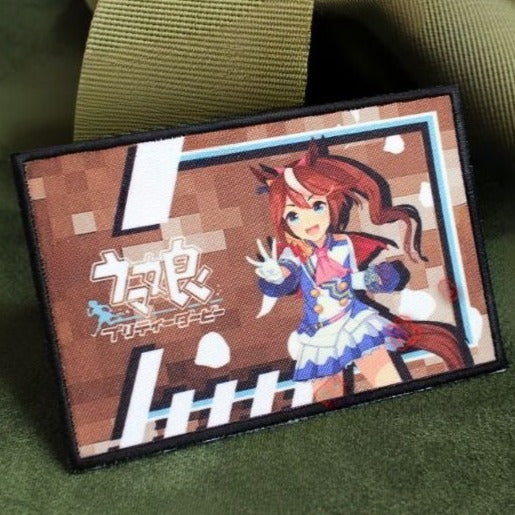 Uma Musume: Pretty Derby 'Tokai Teio' Embroidered Velcro Patch