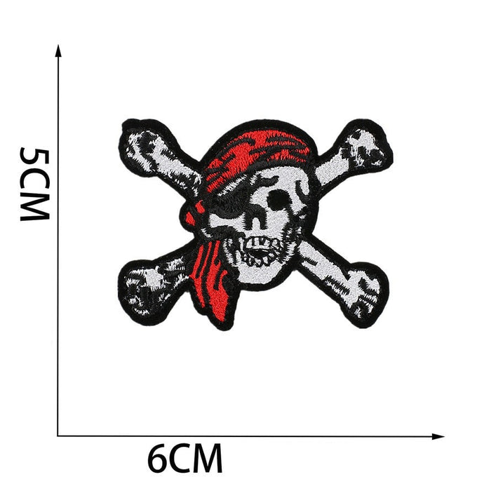 Skull 'Crossbones Pirate | 1.0' Embroidered Patch