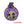 Load image into Gallery viewer, Skull &#39;Purple Bottle Potion&#39; Embroidered Patch
