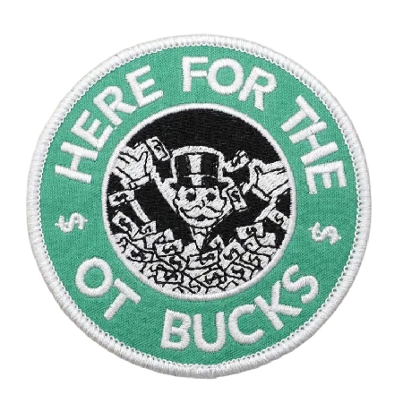 Here For The OT Bucks 'Round' Embroidered Velcro Patch