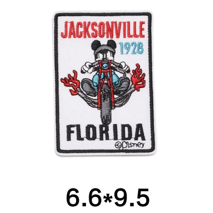 Mickey Mouse 'Mickey | Jacksonville Florida 1.0' Embroidered Patch