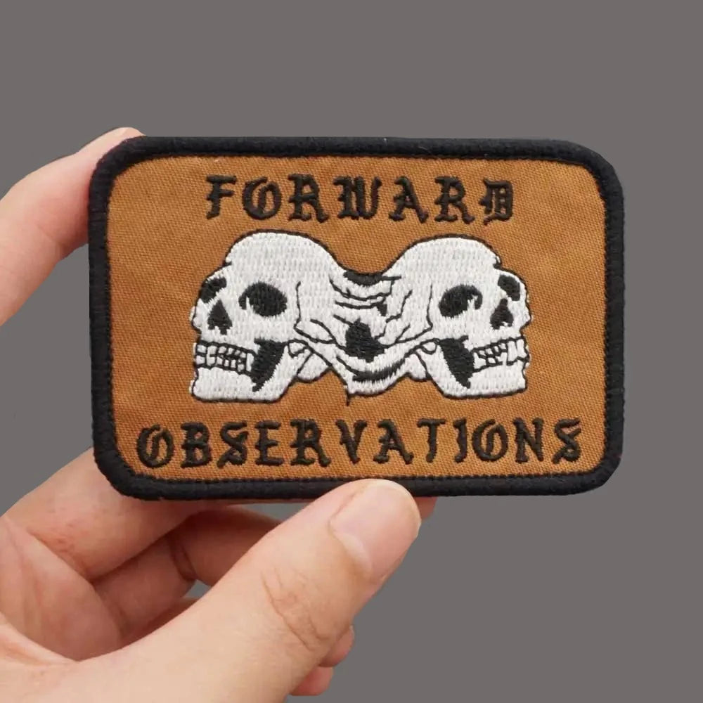 Forward Observations 'Skulls' Embroidered Velcro Patch