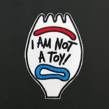 Andy's Room 'Forky | I Am Not A Toy!' Embroidered Patch
