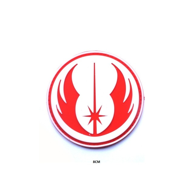 Empire and Rebellion 'Jedi Order Symbol' PVC Rubber Velcro Patch