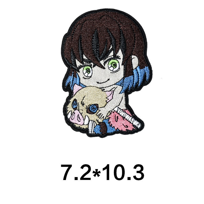 Kimetsu no Yaiba 'Hashibira Inosuke' Embroidered Patch