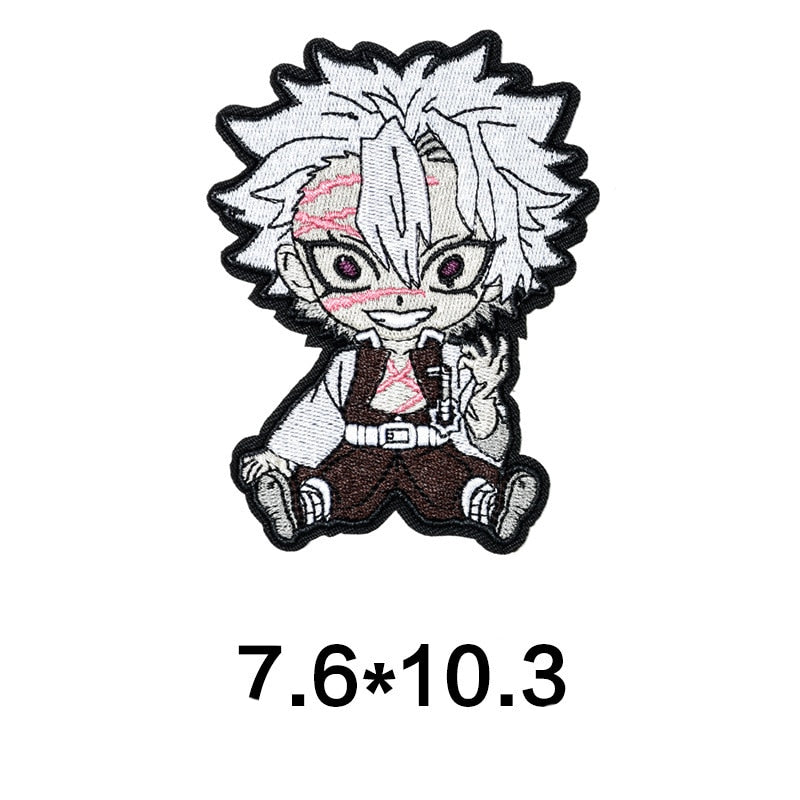 Kimetsu no Yaiba 'Sanemi Shinazugawa' Embroidered Patch