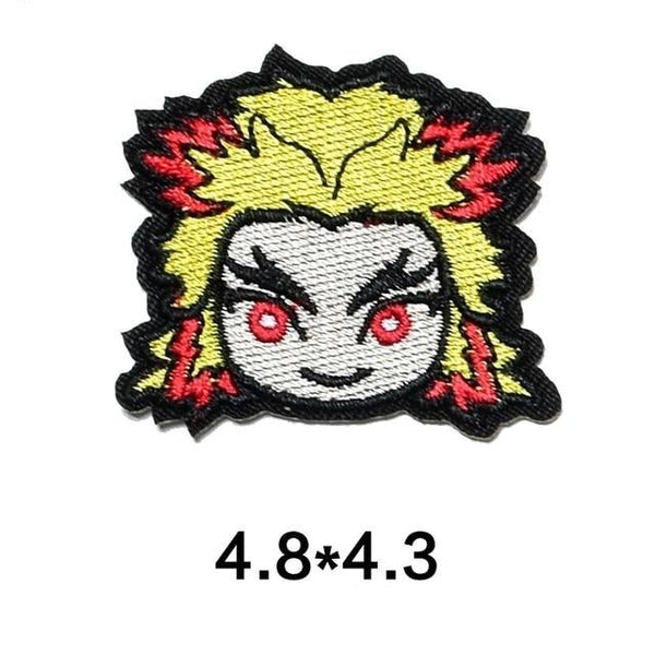 Kimetsu no Yaiba 'Kyojuro Rengoku | Head' Embroidered Patch