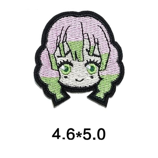 Kimetsu no Yaiba 'Mitsuri Kanroji | Head' Embroidered Patch