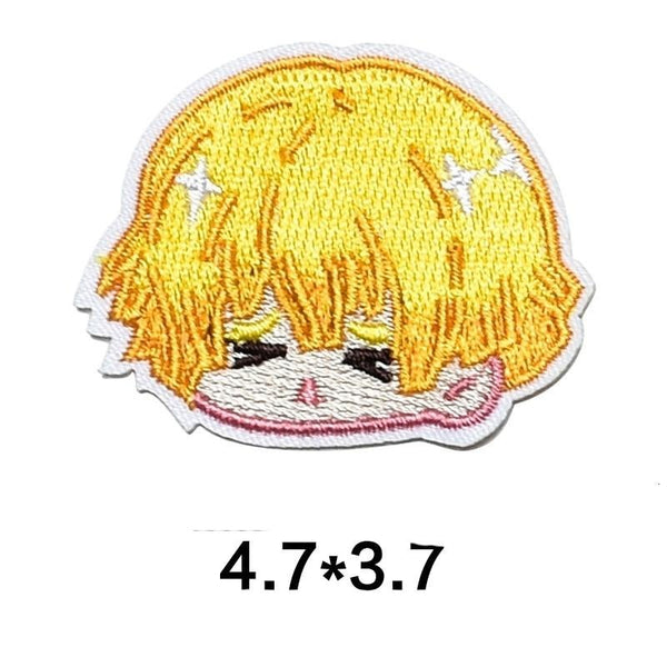 Kimetsu no Yaiba 'Zenitsu Agatsuma | Head' Embroidered Patch