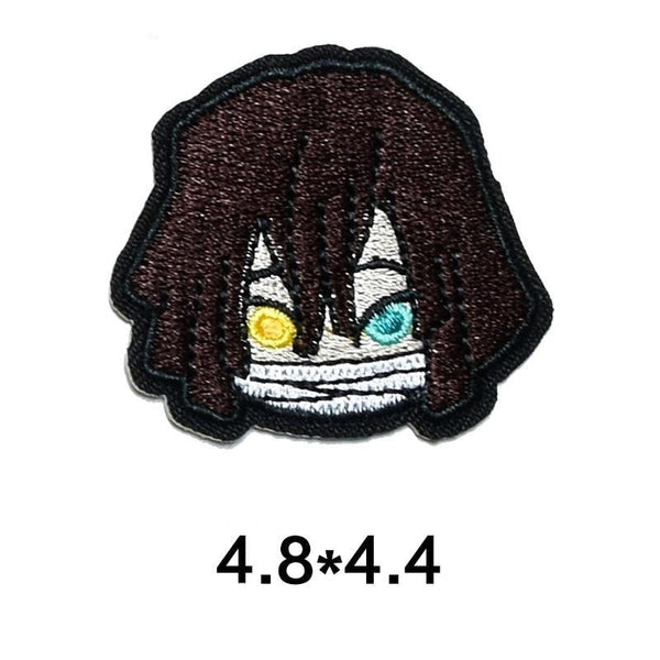 Kimetsu no Yaiba 'Obanai Iguro | Head' Embroidered Patch