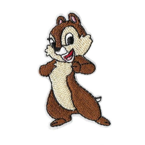 Chipmunk Duo 'Clever Chip' Embroidered Patch