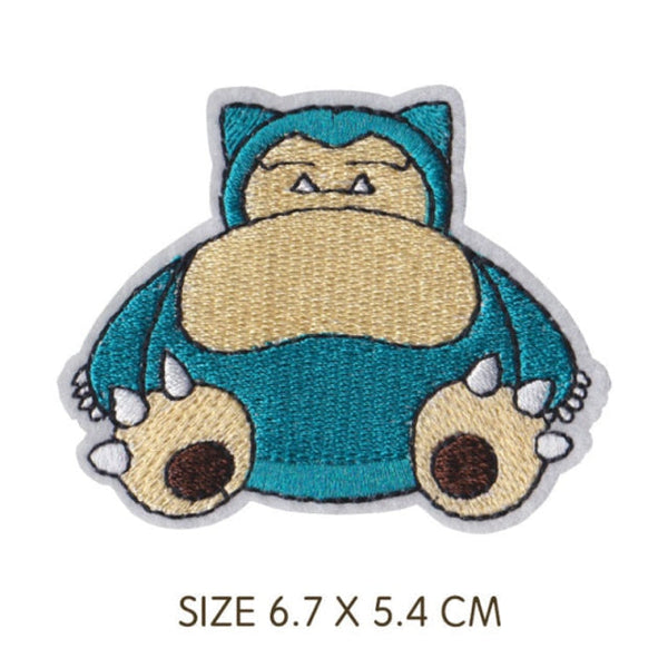 Pocket Monster 'Snorlax | Sitting 2.0' Embroidered Patch