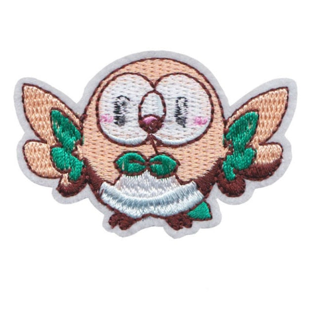 Pocket Monster 'Rowlet | Flying 1.0' Embroidered Patch