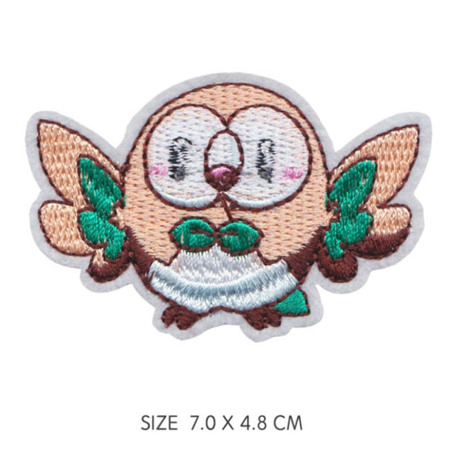 Pocket Monster 'Rowlet | Flying 1.0' Embroidered Patch