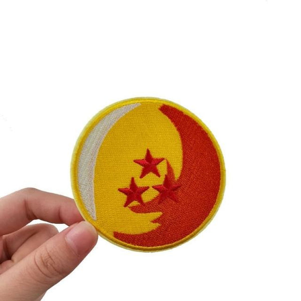 Saiyan Saga 'Three Star Crystal' Embroidered Patch