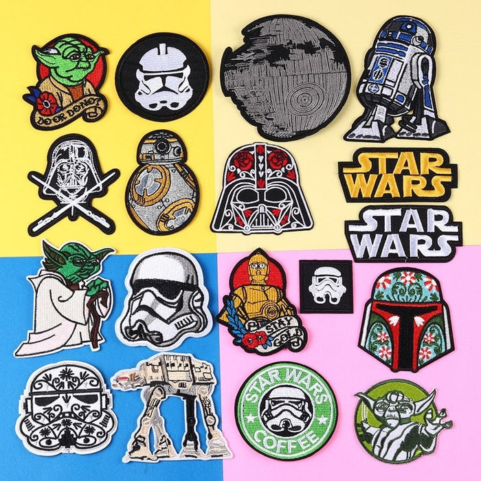 Empire and Rebellion 'Darth | Lightsaber' Embroidered Patch
