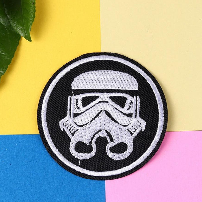 Empire and Rebellion 'Stormtrooper | Head' Embroidered Patch
