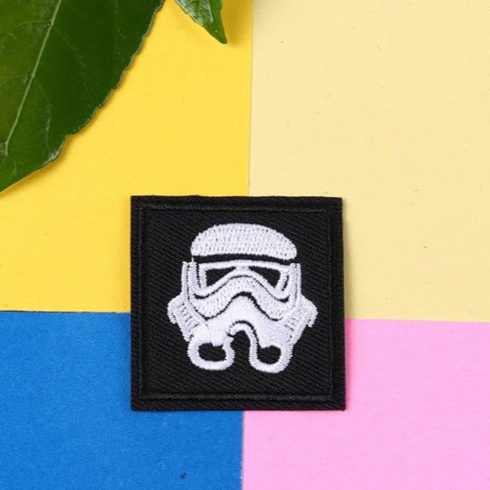 Empire and Rebellion 'Stormtrooper | Head 1.0' Embroidered Patch