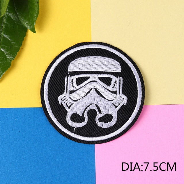 Empire and Rebellion 'Stormtrooper | Head' Embroidered Patch